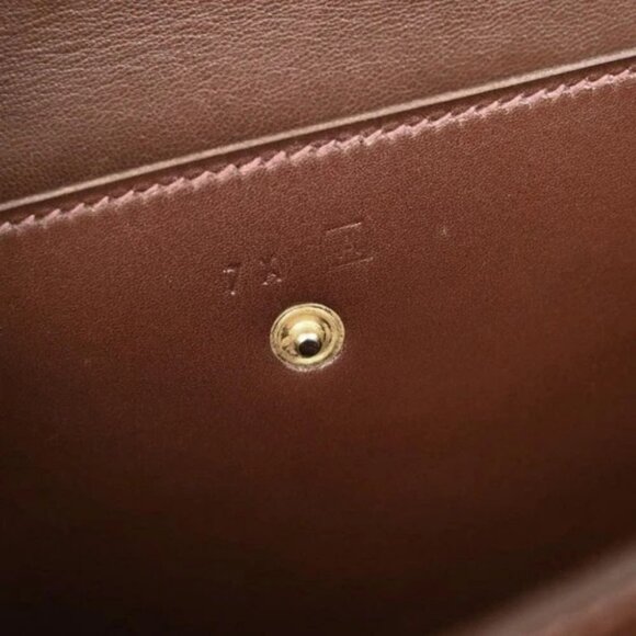 Hermes Marron Fonce Box Calf Piano Handbag - Picture 10 of 10